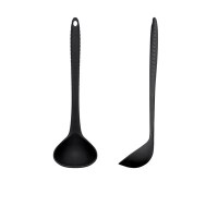 Black Silicone Ladle